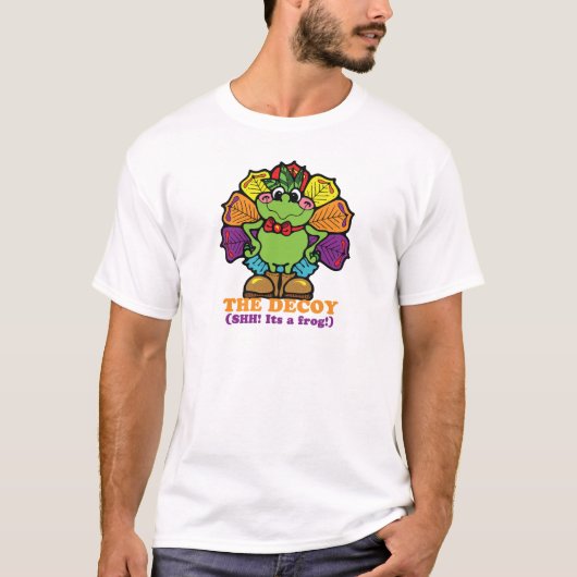 カモフラージュ七面鳥カエル Tシャツ (正面)