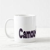 カモフラージュ上手なカメレオン駄洒落 コーヒーマグカップ (左)