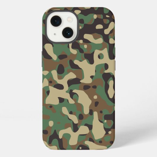 カモフラージュ携帯ケース iPhoneケース (裏面)