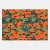 カモフラージュ新学期 ラッピングペーパーシート (正面)