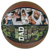 カモフラージュ最高のパパEver 4写真 バスケットボール (正面)