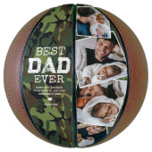 カモフラージュ最高のパパEver 4写真 バスケットボール (縦)