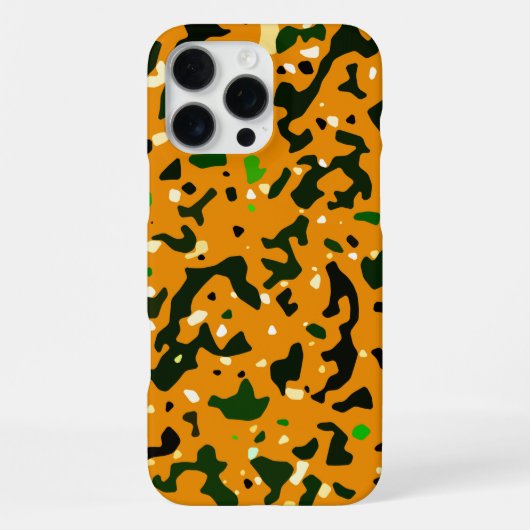 カモフラージュ柄 ラスティックカモ iPhoneケース (裏面)