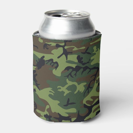 カモフラージュ柄 缶クーラー (缶正面)