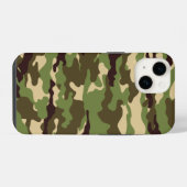 カモフラージュ柄 iPhoneケース (裏面横)
