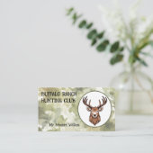 カモフラージュ狩りクラブスタグズヘッド 名刺 (スタンド正面)