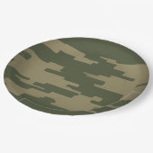 カモフラージュ紙プレート ペーパープレート (アングル)