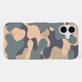カモフラージュ背景デザイン iPhoneケース (裏面横)