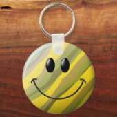 カモフラージュ顔 キーホルダー (正面)