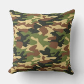カモフラージュ1 20x20装飾用クッション クッション (正面)