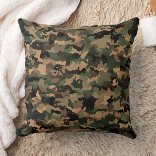 カモフラージュ3 クッション (ブランケット)