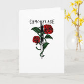 カモフラージュ カード (黄色い花)