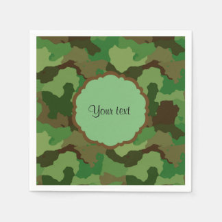 カモフラージュ スタンダードカクテルナプキン