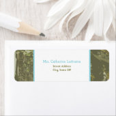 カモフラージュ&ブルーベビーシャワー住所 シール (インサイチュ)