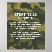 カモフラージュ ポスター (正面)