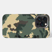 カモフラージュ・ムスター iPhoneケース (裏面横)