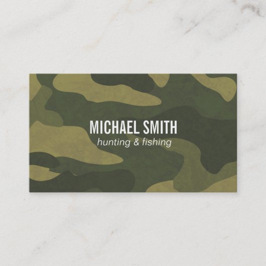 カモフラージュ 名刺 (正面)