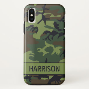 カモフラージュ iPhone XSケース