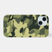 カモフラージュ iPhone 15ケース (裏面横)