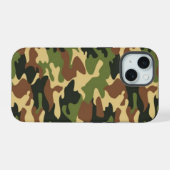 カモフラージュ iPhone 15ケース (裏面横)