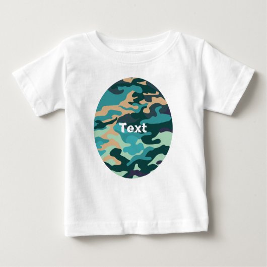 カモフラージュTシャツ ベビーTシャツ (正面)