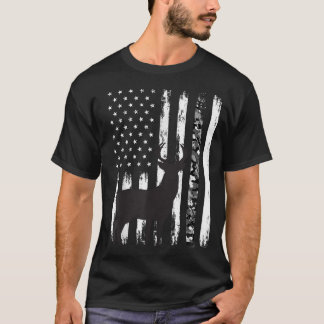 カモフラージ鹿狩りギフトメンズパパハンター Tシャツ