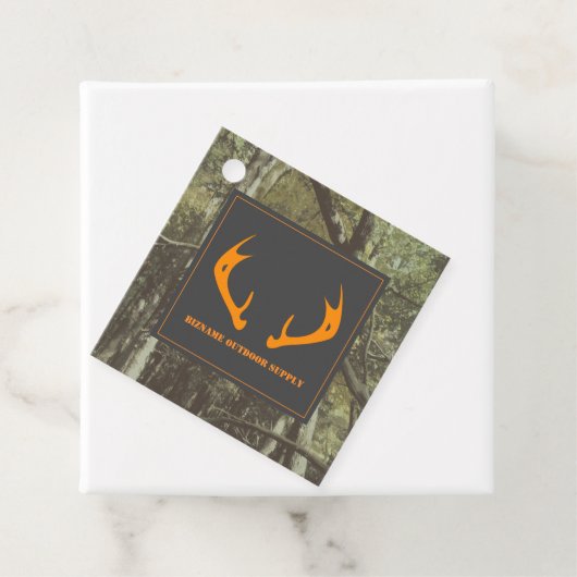 カモフラージ鹿〔雄ジカの〕枝角アウトドアビジネス価格 フェイバータグ (インサイチュ)