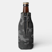 カモフラ チャコールグレー ボトルクーラー (ボトル裏面)