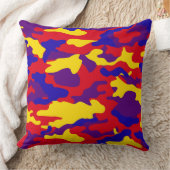 カモフ鮮やかラージ装飾用クッション クッション (ブランケット)