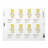 カモミオーガニックールハーブティーのビジネスラベル ラベル (フルシート)