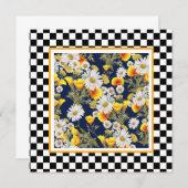 カモミレスポピーとチェッカーボード (正面/裏面)