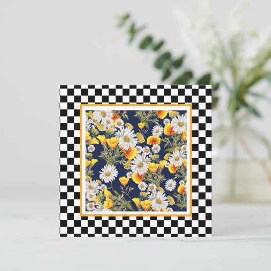 カモミレスポピーとチェッカーボード (スタンド正面)