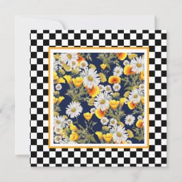 カモミレスポピーとチェッカーボード