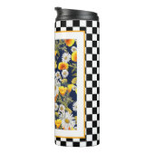 カモミレスポピーとチェッカーボード タンブラー (回転右)