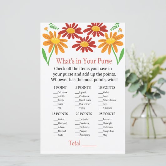 カモミールあなたの財布のゲームの中に何がある (スタンド正面)