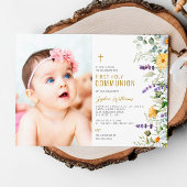 カモミールとユーカリ写真第1聖餐式 招待状