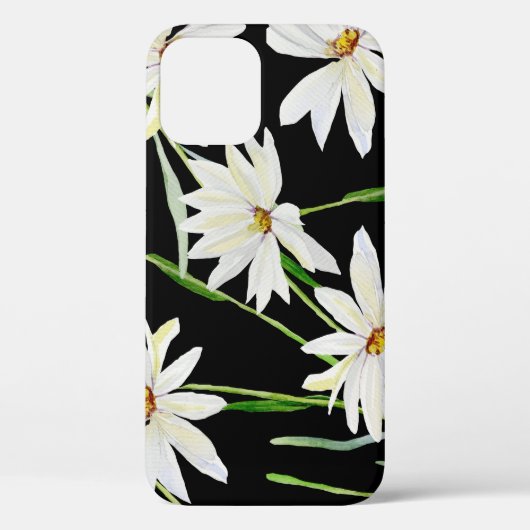 カモミールの水色:植物性プリント Case-Mate iPhoneケース (裏面)