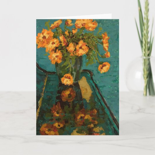 カモミールの花束 | ヤン・ボフセウィッチ カード (正面)