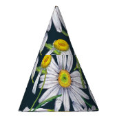 カモミールの花：ダークブルーの水色。 パーティーハット (右)