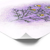 カモミールイラストレーションフォトプリント フォトプリント            (角)