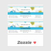 カモミールエッセンシャル油フレグランスボトルラベル シール (シート)