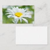 カモミールデイジー花油塗装効果サニーd 名刺 (正面/裏面)