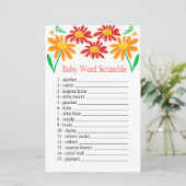 カモミールベビー語スクランブルゲーム (スタンド正面)