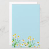 カモミール花ハーブ書ズレター 便箋 (正面/裏面)