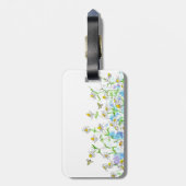 カモミール花ハーブ蜂蜜ビー ラゲッジタグ (裏面縦)