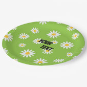 カモミール花パーティー ペーパープレート (アングル)