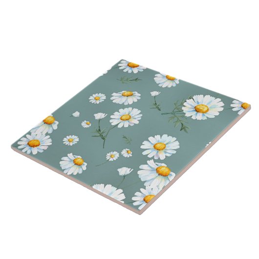 カモミール花柄 タイル (側面)