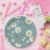 カモミール花柄 ペーパープレート (パーティー)