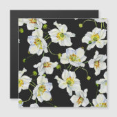 カモミール花：水彩イラストレーション模様 (正面/裏面)