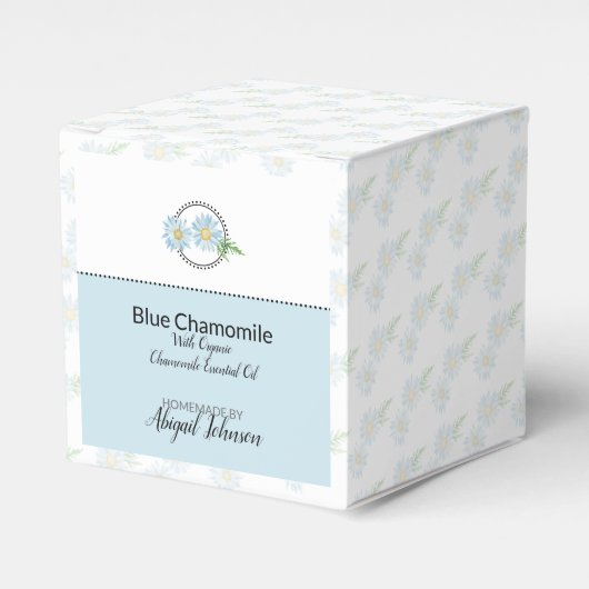 カモミール野草 |バス&体梱包箱 フェイバーボックス (正面サイド)